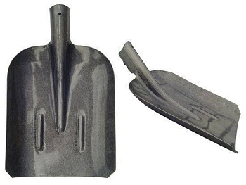 лопата совковая с ребром жесткости , рельсовая сталь б/ч