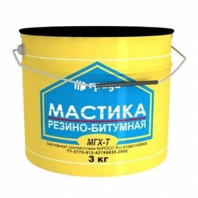 мастика мгх -т резино-битумная, 2кг