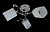 люстра дс9838b/3 cr (4) [01101407]