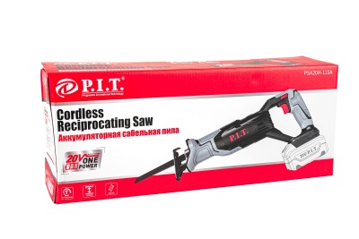 пила сабельная аккумуляторная p.i.t. psa20h-115a solo, 20в, без акб, распродажа