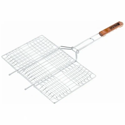 решетка-гриль 270х240 мм, хромированная, camping// palisad