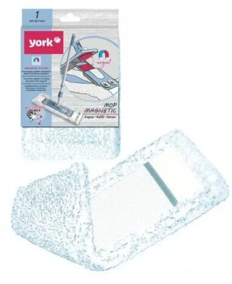 насадка для швабры магнетик моп плоская,микрофибра,17*47см,81700 york