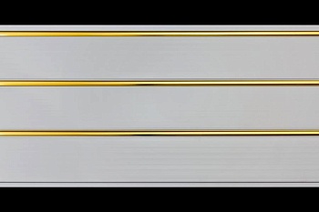 панель пвх 3-х секционная золото 240*3000мм