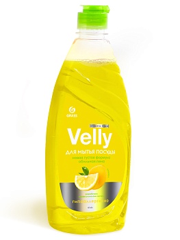 средство для мытья посуды "velly" лимон (флакон 500 мл)