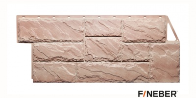 панель фасадная камень крупный терракотовый /fineber/ 1080х453мм/0,49м2 распродажа