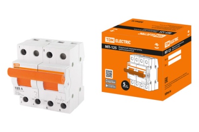 модульный переключатель трехпозиционный мп-125 2p 125а tdm sq0224-0045 распродажа
