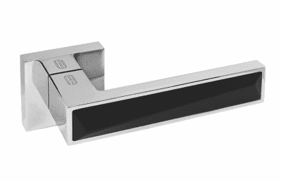 дверные ручки palidore 602bh/pc цвет черный никель/хром распродажа