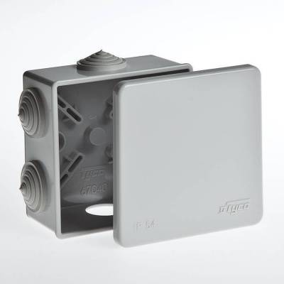 коробка распаячная откр/проводки 85*85*40мм рувинил "тусо" 67040