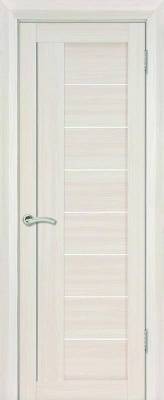 дверное полотно "палермо" до-70 эшвайт эко шпон (овал) хит