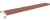 интерьерная рейка мдф stella планкен de luxe mauve 16*60*2700 (уп.6 шт.)