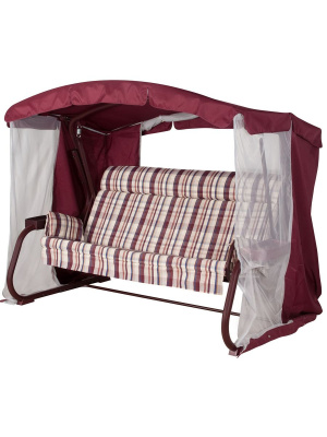 качели садовые "мерида премиум", цвет антрацит а29а 335