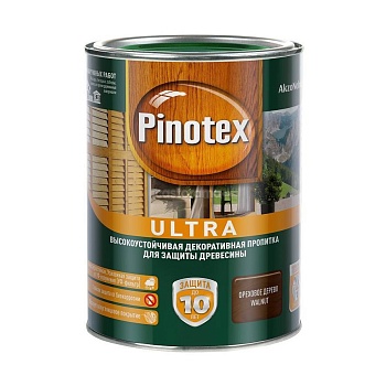 антисептик pinotex-ultra орех 1л (6шт/уп)
